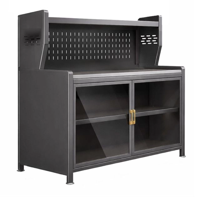 豪華款厚境岩板四層防爆玻璃門櫃 KGRS1180-4BK