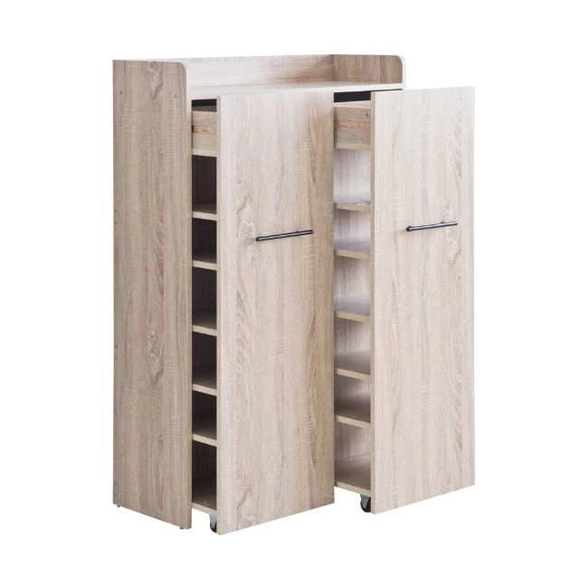 步藏雙抽拉門式鞋櫃 QR31120-80NU