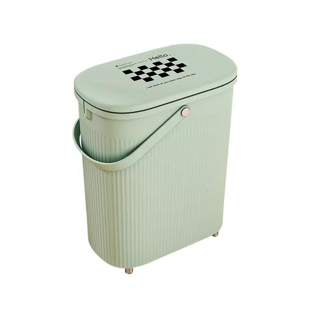 12L 窄縫美學手提垃圾桶