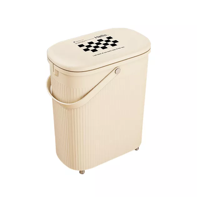 12L 窄縫美學手提垃圾桶