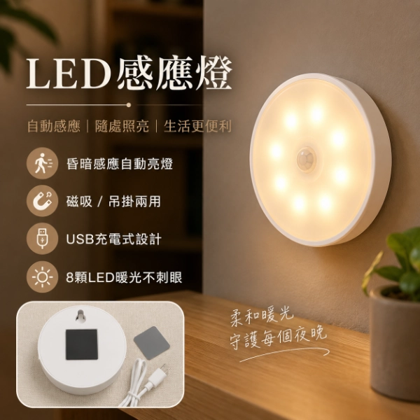 配件類 LED感應燈 LT3000-YL